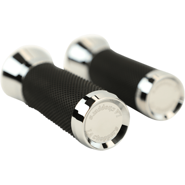 LA CHOPPERS GRIPS TBW CHROME (LA - 7492 - 00) - DRIVEN Canada's Powersports LA - 7492 - 00