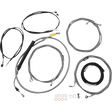 LA CHOPPERS HANDLEBAR CABLE KIT 18" 20" PLUG AND PLAY WIRING STAINLESS (LA - 8058KT3 - 19) - DRIVEN Canada's Powersports LA - 8058KT3 - 19