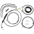 LA CHOPPERS HANDLEBAR CABLE KIT 18" 20" WITH WIRING STAINLESS (LA - 8058KT2 - 19) - DRIVEN Canada's Powersports LA - 8058KT2 - 19