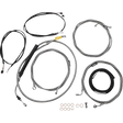 LA CHOPPERS MINI HANDLEBAR CABLE KIT PLUG AND PLAY WIRING STAINLESS (LA - 8058KT3 - 08) - DRIVEN Canada's Powersports LA - 8058KT3 - 08