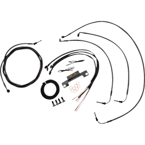 LA CHOPPERS MINI HANDLEBAR CABLE KIT WITH WIRING MIDNIGHT (LA - 8058KT2 - 08M) - DRIVEN Canada's Powersports LA - 8058KT2 - 08M