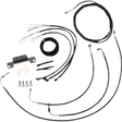 LA CHOPPERS MINI HANDLEBAR CABLE KIT WITH WIRING VINYL - DRIVEN Canada's Powersports LA - 8058KT2 - 08B