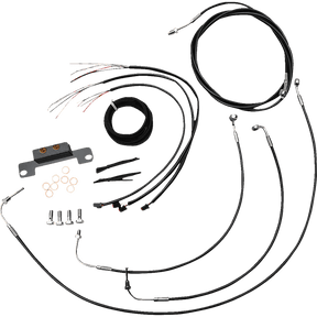 LA CHOPPERS MINI HANDLEBAR CABLE KIT WITH WIRING VINYL - DRIVEN Canada's Powersports LA - 8058KT2 - 08B