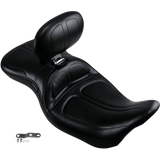 LE PERA SEAT MAVERICK W/BACKREST STITCHED 08+ FLH (LK - 957BR) - DRIVEN Canada's Powersports LK - 957BR