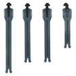 LEATT STRAP KIT 4.5/5.5 FLEXLOCK QTY4 GRAPHENE (3021200365) - Driven Powersports