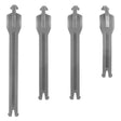 LEATT STRAP KIT 4.5/5.5 FLEXLOCK QTY4 COOL Gray - Driven Powersports
