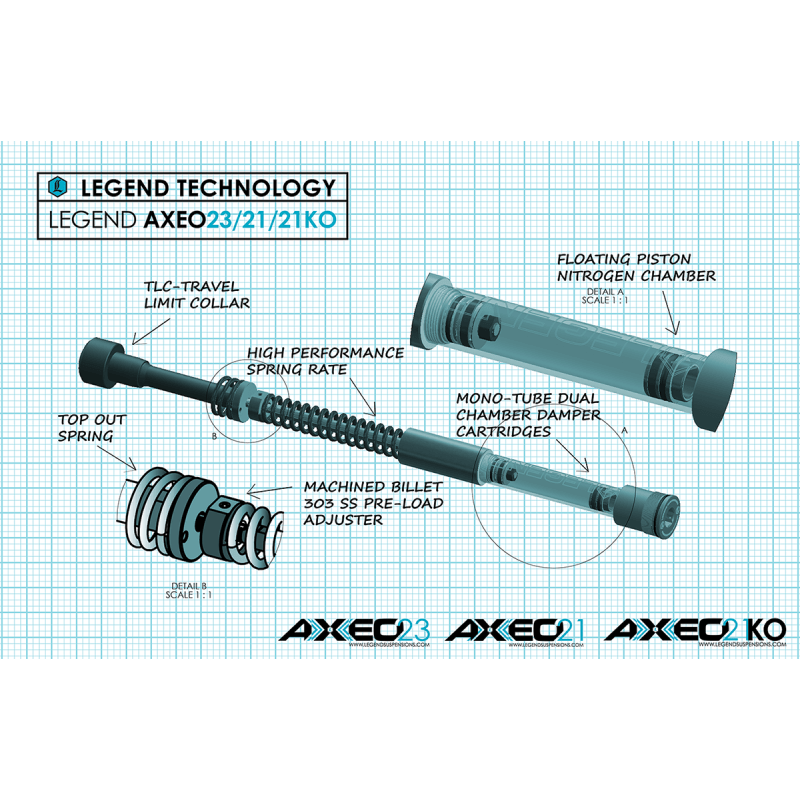 LEGENDS FORK SPRING/CART 21"14 - 16 FLHT (0414 - 0542) - DRIVEN Canada's Powersports 0414 - 0542