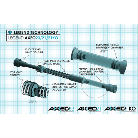 LEGENDS FORK SPRING/CART 21"14 - 16 FLHT (0414 - 0542) - DRIVEN Canada's Powersports 0414 - 0542