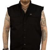 LETHAL THREAT FREEDOM AIN'T FREE PRNT SLEEVELSS BUTTDWN SHRT - DRIVEN Canada's Powersports CO60195M