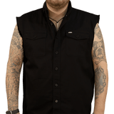 LETHAL THREAT FTW SKULL PRNT SLEEVELSS BUTTDWN SHRT LGE - DRIVEN Canada's Powersports CO60193L