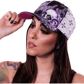 LETHAL THREAT HAT WMN FLORAL SKUL - DRIVEN Canada's Powersports 757785820711HT82071