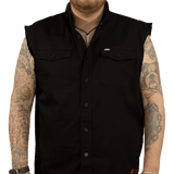 LETHAL THREAT NO REGRETS PRNT SLEEVELSS BUTTDWN SHRT - DRIVEN Canada's Powersports CO60190M