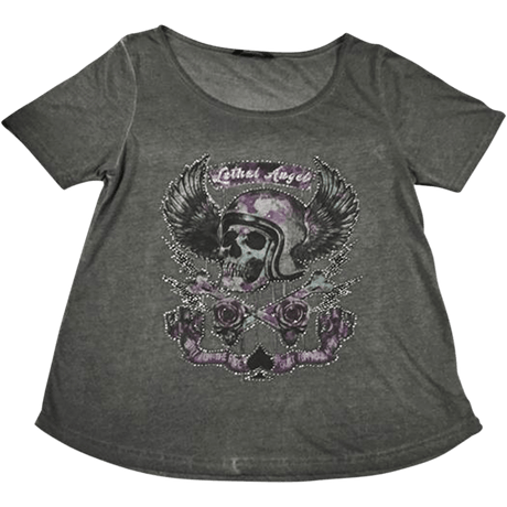 LETHAL THREAT TEE WMN SINWHEELS - DRIVEN Canada's Powersports 757785206133LA20613S