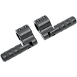 LINDBY BLK CLAMP/O PEGS 3 W/BANDS 1 1/4 HWY BAR (BL815) - DRIVEN Canada's Powersports BL815