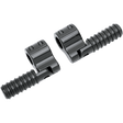 LINDBY BLK CLAMP/O PEGS 8/O - RINGS 1 1/4 HWY BAR (BL810) - DRIVEN Canada's Powersports BL810