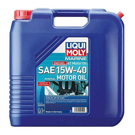 LIQUI MOLY 15W40 MARINE OIL MOTOR DIESEL (22522) - DRIVEN Canada's Powersports 410042022522222522