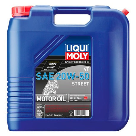 LIQUI MOLY MOTORBIKE 4T 20W - 50 STREET (22116) - DRIVEN Canada's Powersports 410042022116322116