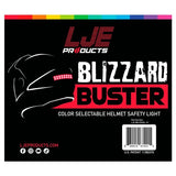 LJE BLIZZARD BUSTER COLOR SELECTABLE HELMET SAFETY LIGHT (LJE - BB - CSHSL - 10) - DRIVEN Canada's Powersports 779420790630LJE - BB - CSHSL - 10