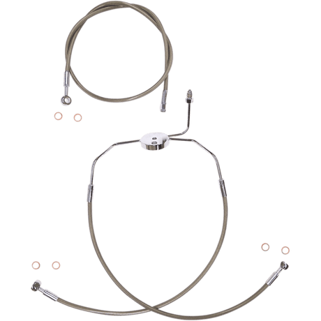 MAGNUM BRAKE LINE KIT XR STAINLESS STEEL (SSC1305 - 23) - DRIVEN Canada's Powersports SSC1305 - 23