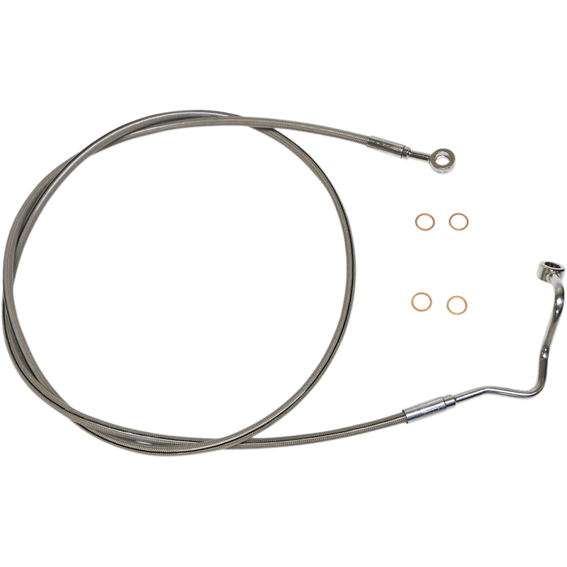 MAGNUM BRAKE LINE UPPER ABS STAINLESS STEEL (SSC1415 - 71) - DRIVEN Canada's Powersports SSC1415 - 71