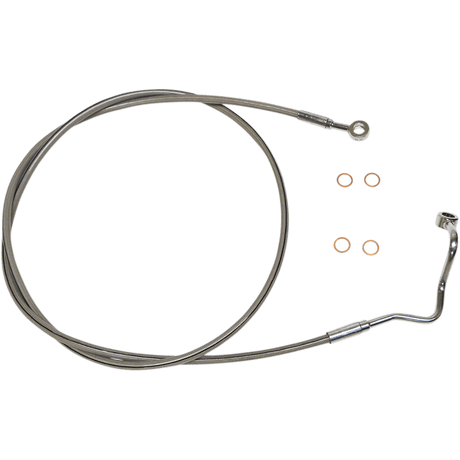 MAGNUM BRAKE LINE UPPER ABS STAINLESS STEEL (SSC1415 - 71) - DRIVEN Canada's Powersports SSC1415 - 71