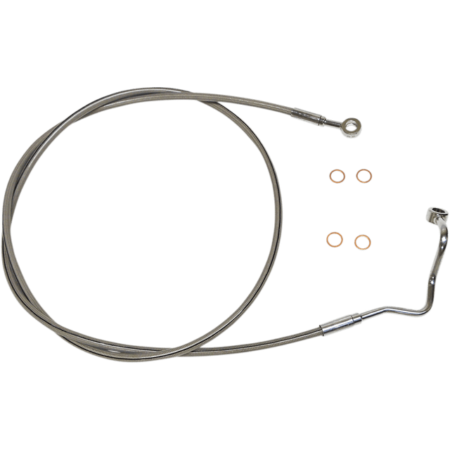 MAGNUM BRAKE LINE UPPER ABS STAINLESS STEEL (SSC1415 - 71) - DRIVEN Canada's Powersports SSC1415 - 71
