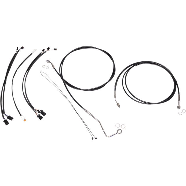 MAGNUM CONTROL CABLE KIT XR BLACK/CHROME (489421) - DRIVEN Canada's Powersports 489421