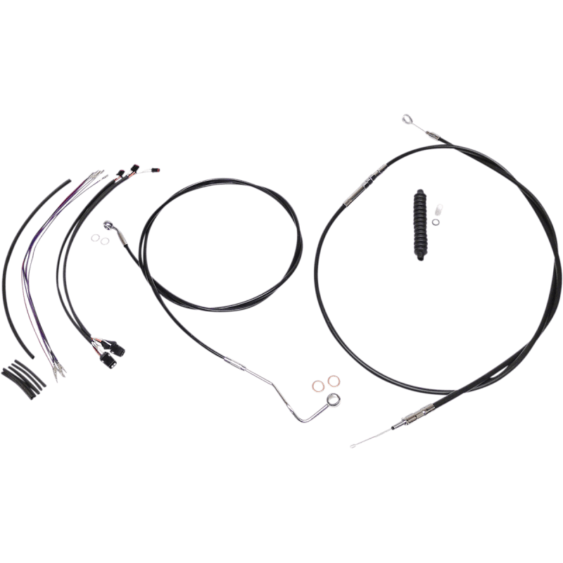 MAGNUM CONTROL CABLE KIT XR BLACK/CHROME (489491) - DRIVEN Canada's Powersports 489491