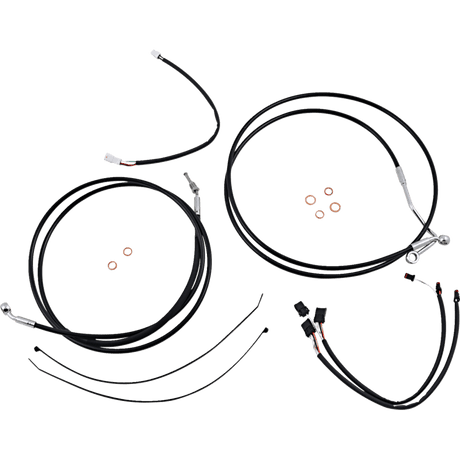 MAGNUM CONTROL CABLE KIT XR BLACK/CHROME (489852) - DRIVEN Canada's Powersports 489852