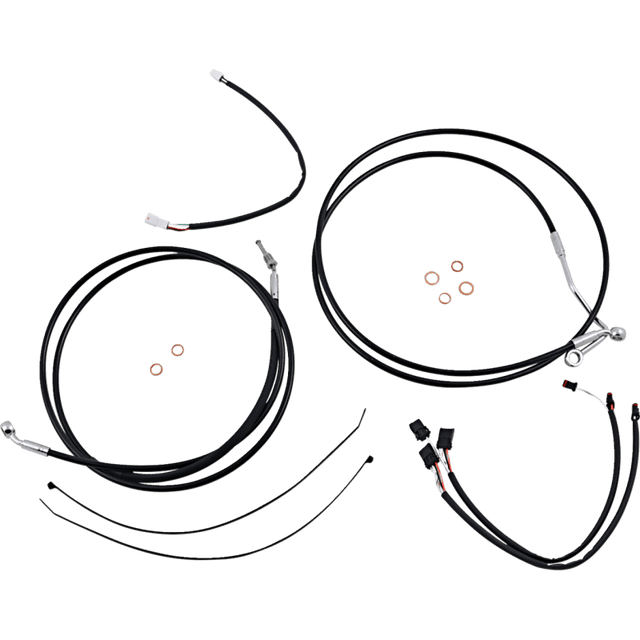 MAGNUM CONTROL CABLE KIT XR BLACK/CHROME (489852) - DRIVEN Canada's Powersports 489852