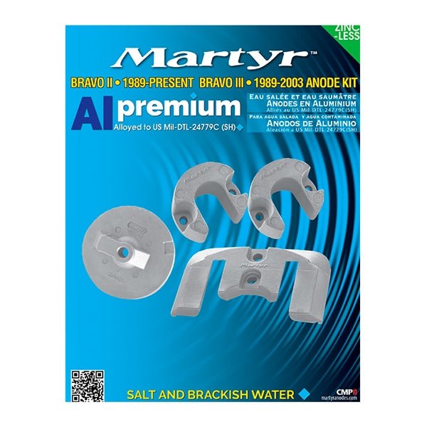 MARTYR PREMIUM ALUMINIUM ANODES (CMBRAVO23KITA) - DRIVEN Canada's Powersports 628309115548CMBRAVO23KITA