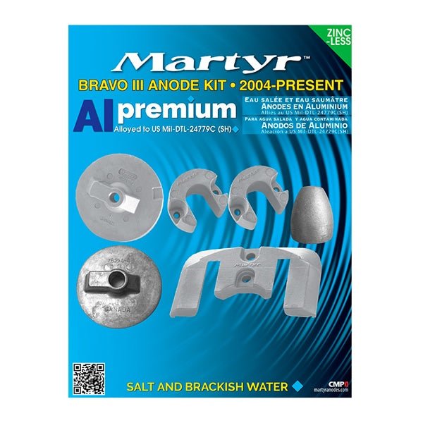 MARTYR PREMIUM ALUMINIUM ANODES (CMBRAVO3KITA) - DRIVEN Canada's Powersports 628309124731CMBRAVO3KITA
