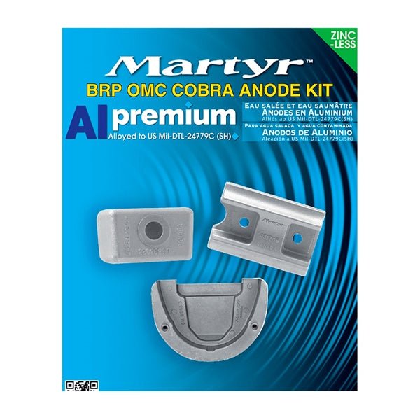 MARTYR PREMIUM ALUMINIUM ANODES (CMCOBRAKITA) - DRIVEN Canada's Powersports 628309249502CMCOBRAKITA