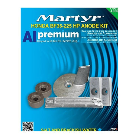 MARTYR PREMIUM ALUMINIUM ANODES (CMHBF35225KITA) - DRIVEN Canada's Powersports 628309260064CMHBF35225KITA