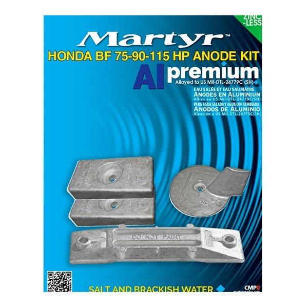 MARTYR PREMIUM ALUMINIUM ANODES (CMHBF75115KITA) - DRIVEN Canada's Powersports 628309249533CMHBF75115KITA