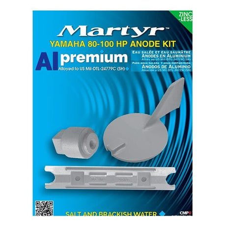 MARTYR PREMIUM ALUMINIUM ANODES (CMY80100KITA) - DRIVEN Canada's Powersports 628309260163CMY80100KITA