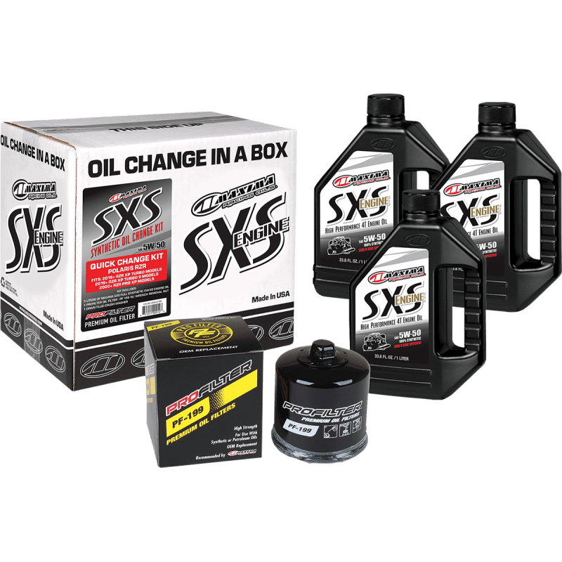 MAXIMA RACING OILS MAXIMA SXS QUICK OIL CHANGE KIT (90 - 189013 - TXP) - DRIVEN Canada's Powersports 90 - 189013 - TXP