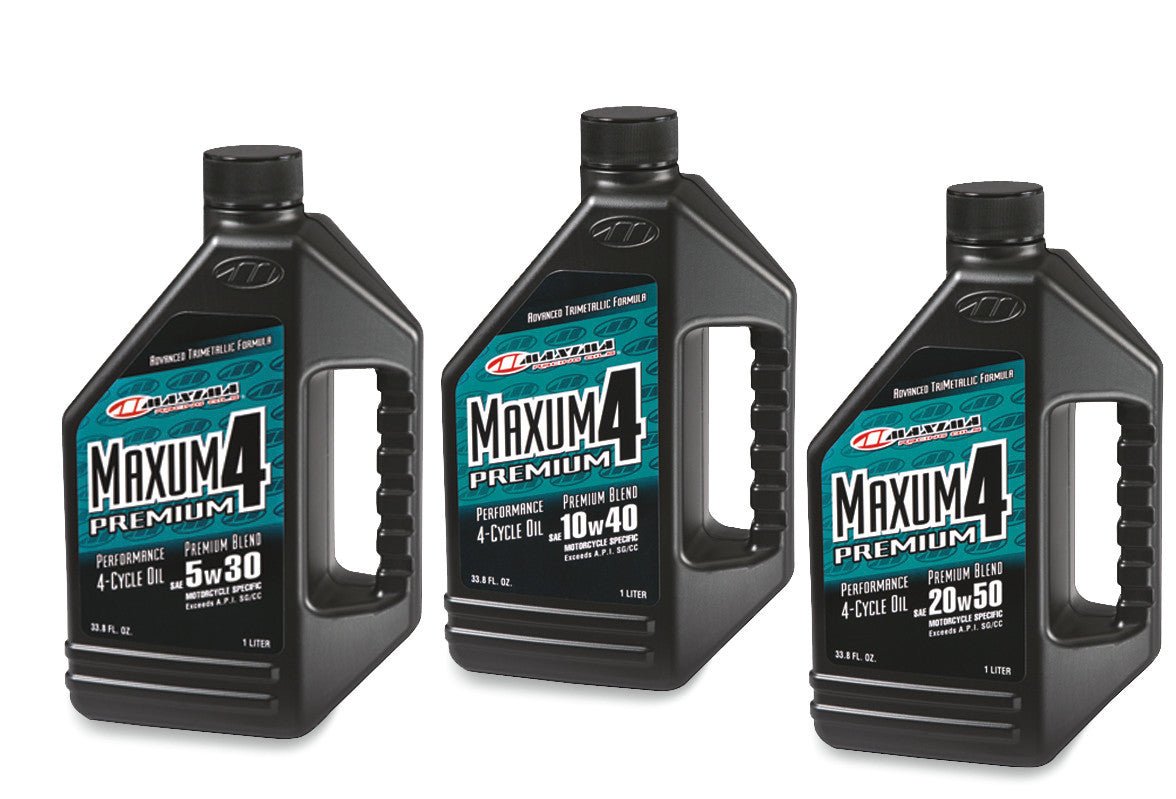 MAXIMA RACING OILS MAXUM4 PREMIUM 20W50 128OZ/3.8L (359128 - EA) - DRIVEN Canada's Powersports 851211004819359128 - EA