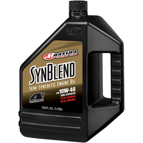 MAXIMA RACING OILS MAXUM4 SYNTHETIC BLEND 10W40 128OZ/3.8L (349128B - EA) - DRIVEN Canada's Powersports 851211004895349128B - EA