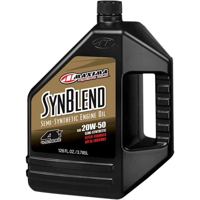 MAXIMA RACING OILS MAXUM4 SYNTHETIC BLEND 20W50 128OZ/3.8L (359128B - EA) - DRIVEN Canada's Powersports 851211004932359128B - EA