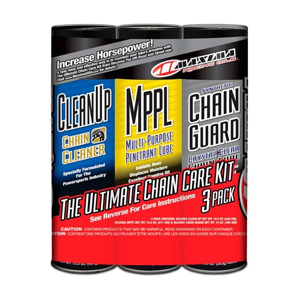 MAXIMA RACING OILS SYNTHETIC CHAIN GUARD CARE COMBO KIT (70 - 779203 - CAD) - DRIVEN Canada's Powersports 77942108078570 - 779203 - CAD