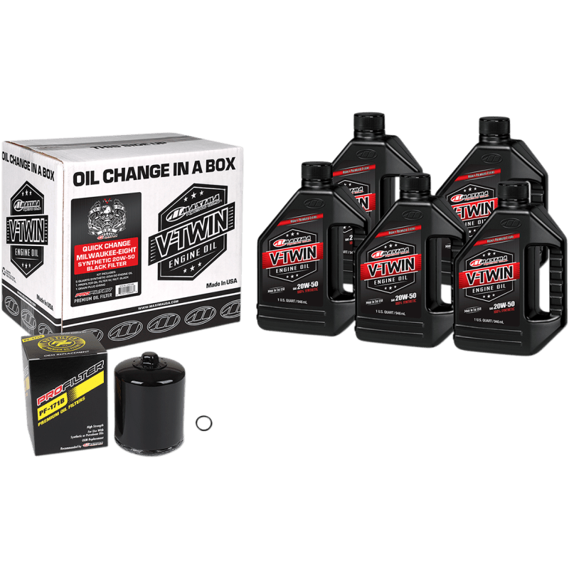 MAXIMA RACING OILS V - TWIN OIL QUICK CHANGE KIT - DRIVEN Canada's Powersports 85121100793390 - 129015PB