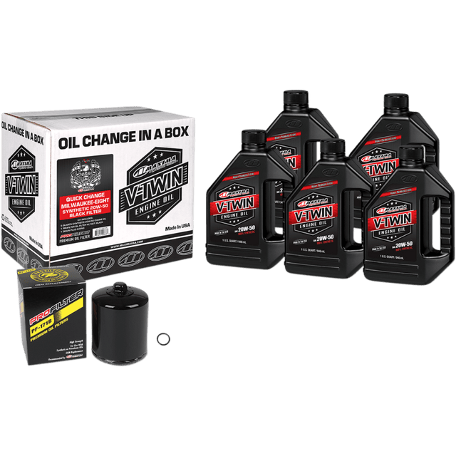 MAXIMA RACING OILS V - TWIN OIL QUICK CHANGE KIT - DRIVEN Canada's Powersports 85121100793390 - 129015PB