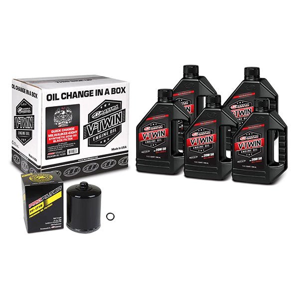 MAXIMA RACING OILS V - TWIN OIL QUICK CHANGE KIT - DRIVEN Canada's Powersports 85121100794090 - 129015PC