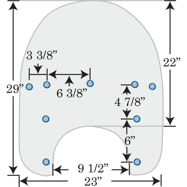 MEMPHIS SHADES 15" ROADKING REP PLAST - DRIVEN Canada's Powersports MEP6120