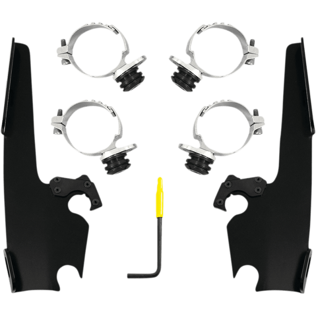 MEMPHIS SHADES ATS/SLIM WINDSHIELD TRIGGER - LOCK COMPLETE MOUNT KIT (MEB2054) - DRIVEN Canada's Powersports MEB2054