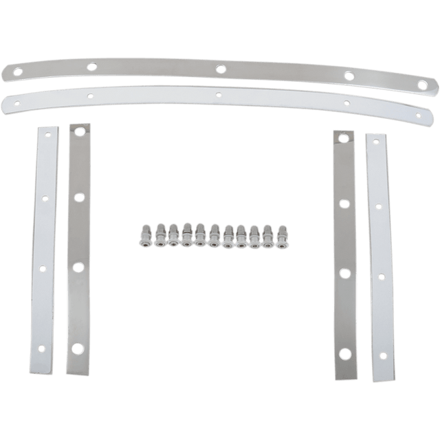 MEMPHIS SHADES FATS WINDSHIELD STRAPS POLISHED STEEL (MEM0913) - DRIVEN Canada's Powersports MEM0913