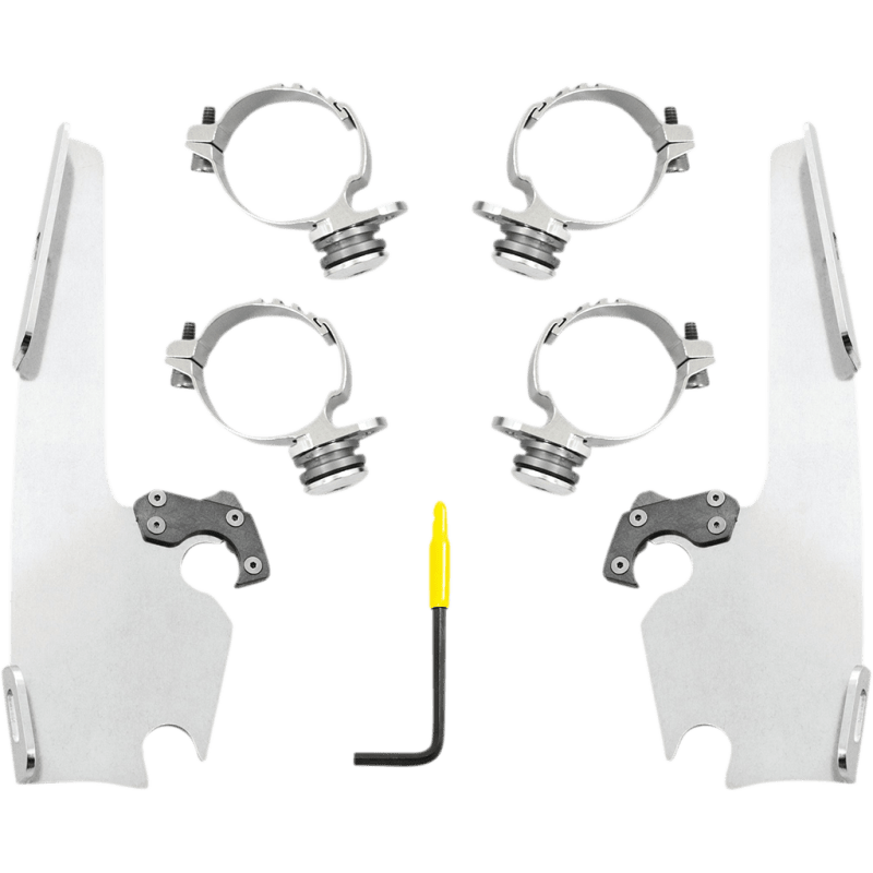 MEMPHIS SHADES FATS/SLIM WINDSHIELD TRIGGER - LOCK COMPLETE MOUNT KIT (MEK2054) - DRIVEN Canada's Powersports MEK2054