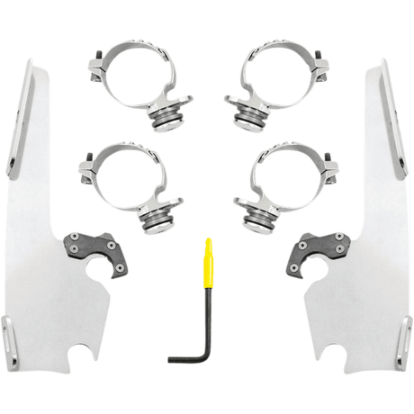 MEMPHIS SHADES FATS/SLIM WINDSHIELD TRIGGER - LOCK COMPLETE MOUNT KIT (MEK2054) - DRIVEN Canada's Powersports MEK2054