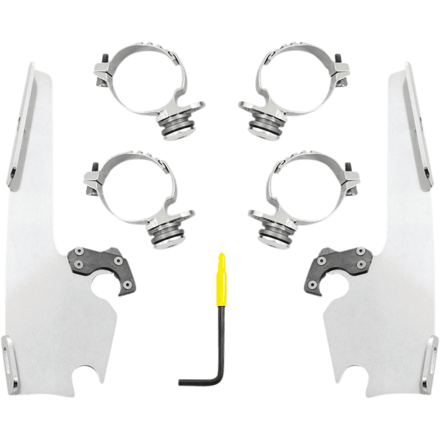 MEMPHIS SHADES FATS/SLIM WINDSHIELD TRIGGER - LOCK COMPLETE MOUNT KIT (MEK2054) - DRIVEN Canada's Powersports MEK2054